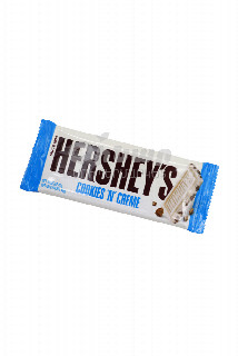 00-00042017 Շոկոլադե սալիկ «Hershey`s» Cookies 'n' Creme 40գ 700 ԱՄՆ Սպիտակ շոկոլադե սալիկ՝ թխվածքաբլիթի կտորներով ;.jpg