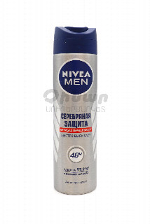 00-00023626 Հակաքրտինքային սփրեյ «Nivea» Men Silver 150մլ 82959 1560 գերմանիա հակաքրտինքային միջոց՝ տղամարդկանց համար ;.jpg