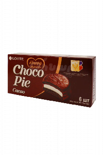 00-00004665 Թխվածքաբլիթ «Choco-Pie» Cacao 168գ 550 ռուսաստանԹխվածքաբլիթ կակաոյով՝ շերտավոր, գլազուրապատ, Քանակը՝ 6 հատ.jpg