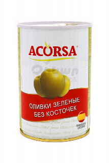 00-00009714Ձիթապտուղ կանաչ «Acorsa» անկորիզ 425գ