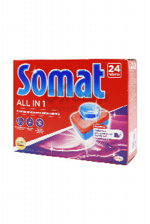 00-00021640   Սպասք լվացնող մեքենայի հաբեր «Somat» 24 հատ 4260  ռուսաստան Սպասք լվացող մեքենայի հաբեր քանակը տուփում՝ 24 հատ։.jpg