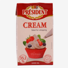 00-00030521 Սերուցք «President» 35,1% 1լ