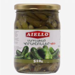 00-00042948 Canned "Aiello" marinated spicy gherkin 510g