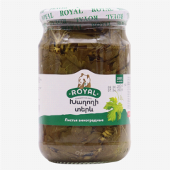 00-00013502 Canned "Royal" grape leaves 600g