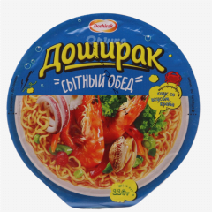 00-00044580 Pasta "Доширак" quick-cooking shrimp 110g