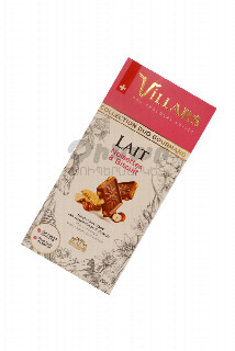 00-00051836 Շոկոլադե սալիկ «Villars» Lait Noisettes & Biscuit 180գ 4260 Շվեցարիա  Շոկոլադե սալիկ կաթնային ամբողջական պնդուկով և բիսկվիտով ;.jpg