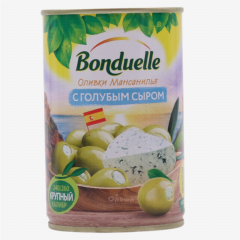 00-00034055 Olives "Bonduelle" with green blue cheese 300g