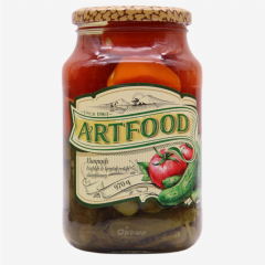 00-00013268 Canned "Artfood" marinated tomatoes and cornichons 970g