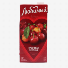 00-00027783 Natural juice "Любимый" apple cherry 950 ml