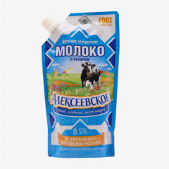 00-00006557 Condensed milk "Алексеевское" 270 ml