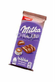 00-00019893 Շոկոլադե սալիկ «Milka» Bubbles 80գ 600 Հունգարիա   Շոկոլադե սալիկ կապուչինոյի համով։.jpg