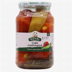 00-00013500 Canned "Royal" marinated tomatoes 950g