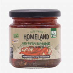 00-00031208 Canned "Homeland" marinated red pepper sliced ​​200g