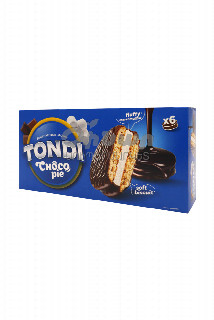 00-00051348 Թխվածքաբլիթ «Tondi Choco Pie» շոկոլադ մաշմելո 6հատ 180գ  500  ռուսաստան   Թխվածքաբլիթներ ՝ շոկոլադե մաշմելո  միջուկով ; քանակը ՝ տուփում 6 հատ ;.jpg