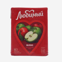 00-00021983 Natural juice "Любимый" apple 200 ml