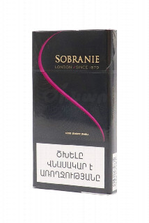 00-00026212   Ծխախոտ «Sobranie» Super Slims Black