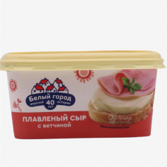 00-00067627 Melted cheese "Белый город" ham 380g