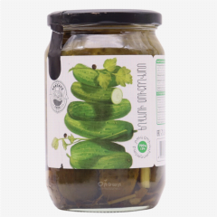 00-00061910 Canned "Aragats food" marinated cucumbers 720g