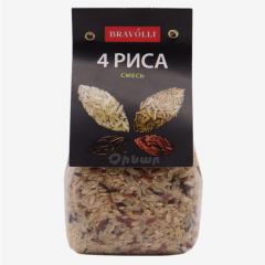 00-00039361 Rice "Bravolli" mix of 4 types 350g