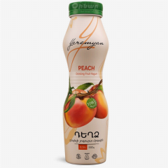 00-00046570 Yogurt drinkable "Yeremyan Products" peach 330ml