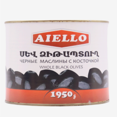 00-00009727 Olives "Aiello" black Eco 1950g