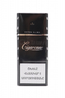 00-00026279  Ծխախոտ «Cigaronne» Super Slims Black