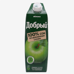 00-00001782 Natural juice "Добрый" apple 1l