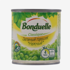 00-00013340 Canned "Bonduelle" green peas 200g