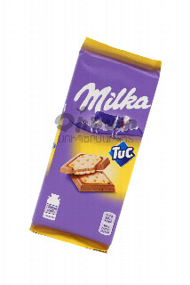 00-00019894 Շոկոլադե սալիկ «Milka» Tuc 87գ  650 Հունգարիա Կաթնային շոկոլադե սալիկ Tuc կրեկերով։.jpg