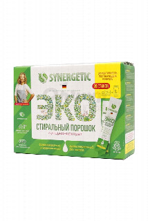 00-00039895  Փոշի լվացքի «Synergetic» 1 X 20հատ 500գ   2790Փոշի լվացքի ունիվերսալ, հակաբակտերյալ, 0+։.jpg