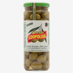 00-00009757 Olive "Coopoliva" with green pit 450g