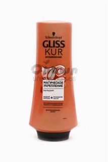 00-00051517  Բալզամ «Gliss Kur» թույլ մազերի համար  360մլ 1650   ռուսաստան   Բալզամ թույլ մազերի համար վերականգնում է և մազերին հաղորդում է շքեղ փայլ.jpg