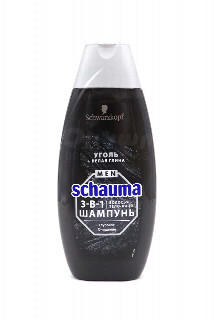 00-00041847 Շամպուն «Shauma» Men ածուխով և սպիտակ կավ 380մլ 940 Շամպուն ծուխով և սպիտակ կավով, Խորը մաքրում։ ռ.jpg