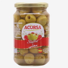 00-00062311 Olive "Acorsai" green seedless stuffed 200g