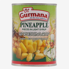 00-00013528 Canned "От Гурмана" Pineapple slices 565g