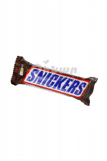 00-00007973  Շոկոլադե բատոն «Snickers» 50.5գ 230 ռուսաստան  Շոկոլադե բատոն` բոված գետնանուշով, նուգայով և կարամելով, կաթնային շոկոլադով պատված ;.jpg