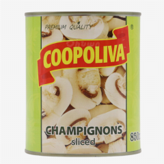 00-00013362 Canned "Coopoliva" mushrooms sliced ​​mulberry 850g