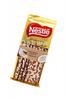 00-00041340 Շոկոլադե սալիկ «Nestle Decoration» կոկոս 80գ 470 ռուսաստան  Շոկոլադե սալիկ  կաթնային շոկոլադ և սպիտակ շոկոլադ կոկոսի համով ;.jpg