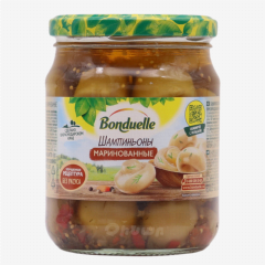 00-00057528 Canned "Bonduelle" marinated mushrooms 500g