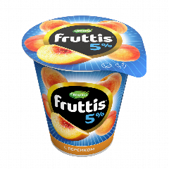 00-00011444 Յոգուրտային արտադրանք «Campina Fruttis» դեղձ 5% 320գ