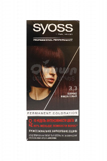 00-00047069 Մազի ներկ «Syoss» Color 3-3  ռուսաստան   Մազի ներկ,գույնը ՝ Մուգ մանուշակագույն;.jpg