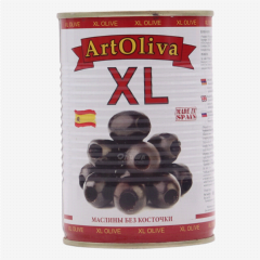 00-00009809 Оливки "ArtOliva" XL чёрные без косточек 425мл