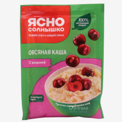 00-00057363 Oat flakes "Ясно" Kashka minutka cherry 45g