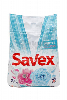 00-00046201  Փոշի լվացքի  «Savex» Whites & Colors 2,4կգ3050.jpg