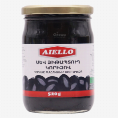 00-00009731 Ձիթապտուղ «Aiello» սև Eco ատ 520գ