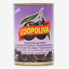 00-00009779 Olive "Coopoliva" black sliced ​​mulberry 425g