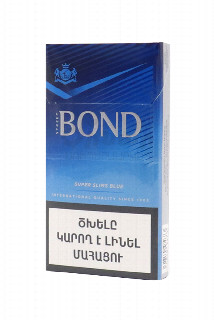 00-00026266 Ծխախոտ «Bond» Super Slims Blue