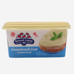 00-00067626 Melted cheese "Белый город" creamy 380g