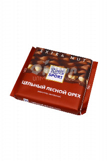 00-00052024   Շոկոլադե սալիկ «Ritter Sport» պնդուկ 100գ 920 Գերմանիա Շոկոլադե սալիկ ՝ կաթնային բոված ամբողջական պնդուկով։.jpg